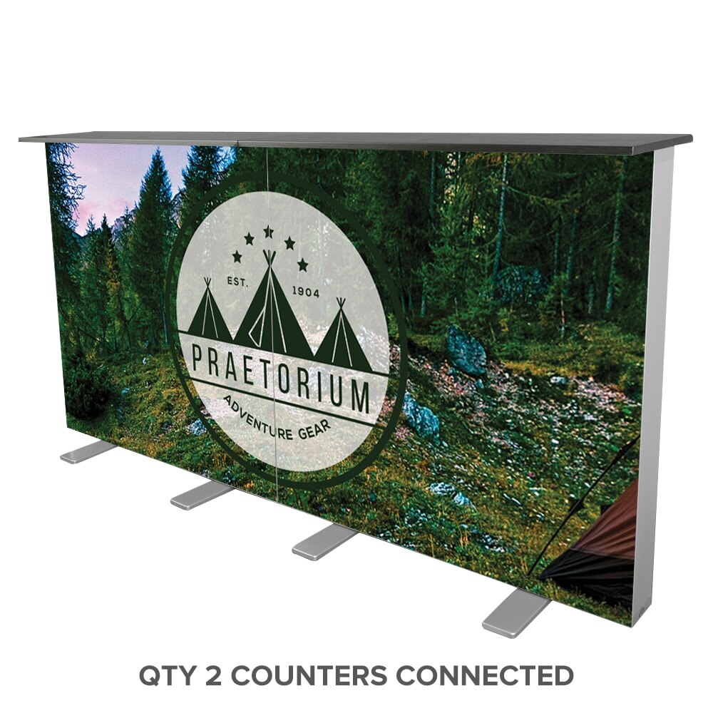 OC Lightbox Counter — Double Sided Graphic Package